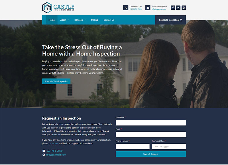 Preview the Buyer's Dream website design.